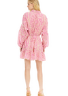 Allison Natasha Mini Dress- Pink Palms-Hand In Pocket