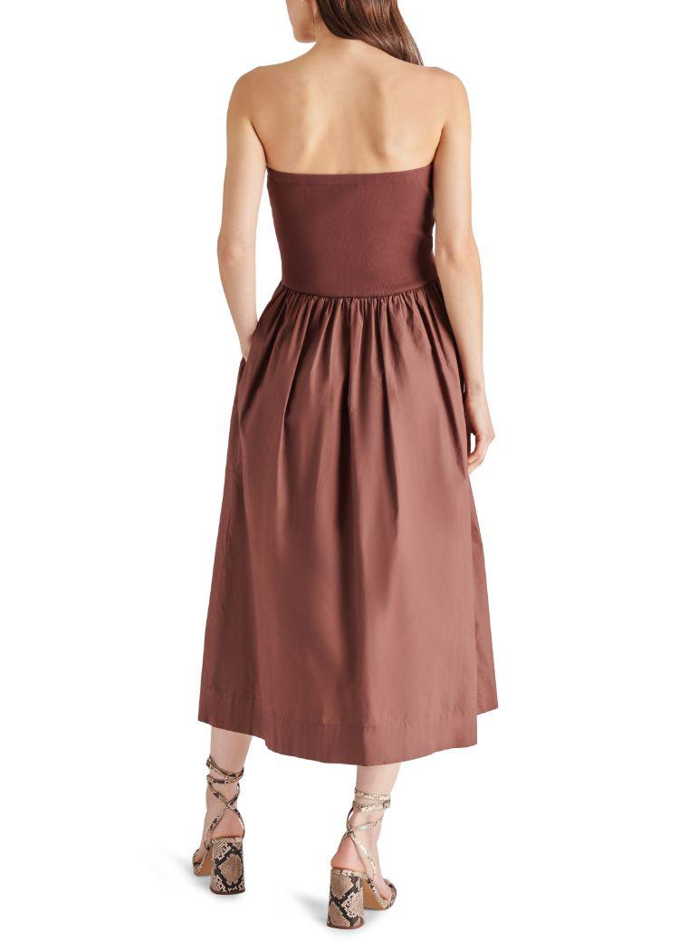 Steve Madden Lilad Dress- Warm Stone-Hand In Pocket