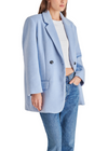 Steve Madden Myra Coat - Powder Blue-Hand In Pocket