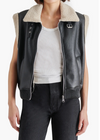 Steve Madden Avi Vest- Black-Hand In Pocket