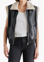 Steve Madden Avi Vest- Black-Hand In Pocket