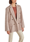 Steve Madden Darcie Double Breasted Blazer-Hand In Pocket