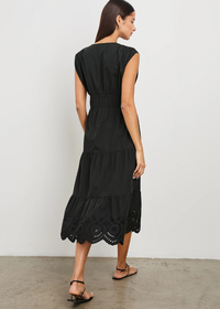 Rails Lucia Dress-Black Eyelet-Hand In Pocket