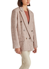 Steve Madden Darcie Double Breasted Blazer-Hand In Pocket