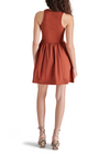 Steve Madden Tottenham Dress- Spiced Apple-Hand In Pocket