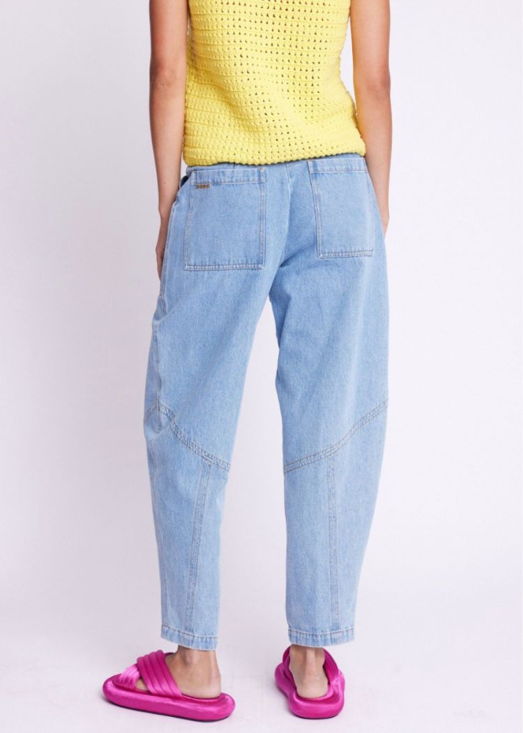 Berenice Belted Balloon Cut Jeans- ***FINAL SALE***-Hand In Pocket