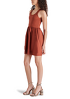 Steve Madden Tottenham Dress- Spiced Apple-Hand In Pocket