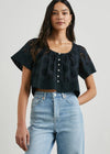 Rails Bambina Top - Black-Hand In Pocket