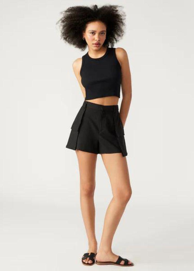 Steve Madden Lilette Skort - Black ***FINAL SALE***-Hand In Pocket