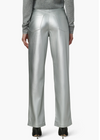 Joes Jeans The Margot Vegan Leather Pant - Silver-Hand In Pocket