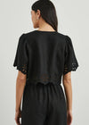 Rails Pari Eyelet Top- Black-Hand In Pocket