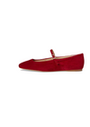 Dolce Vita Reyes Ballet Flat- Crimson Suede ***FINAL SALE*** ***FINAL SALE***-Hand In Pocket