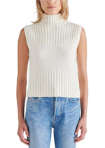 Steve Madden Serin Sweater- Cream-Hand In Pocket