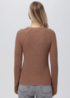 525 Jane Sweater- Cinnamon-Hand In Pocket