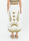 Dawn Wild Print Midi Skirt- Olive ***FINAL SALE***-Hand In Pocket