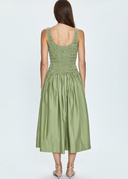 Pistola Alessia Dress - Sage-Hand In Pocket