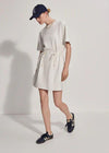 Varley Maple Dress- Ivory Marl-Hand In Pocket