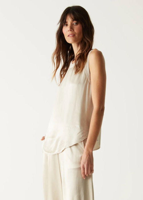 Michael Stars Shay Tank- Chalk-Hand In Pocket