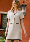 THML Jocelyn Dress- Cream ***FINAL SALE***-Hand In Pocket