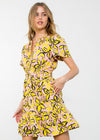 THML Leah Smocked Print Dress ***FINAL SALE***-Hand In Pocket