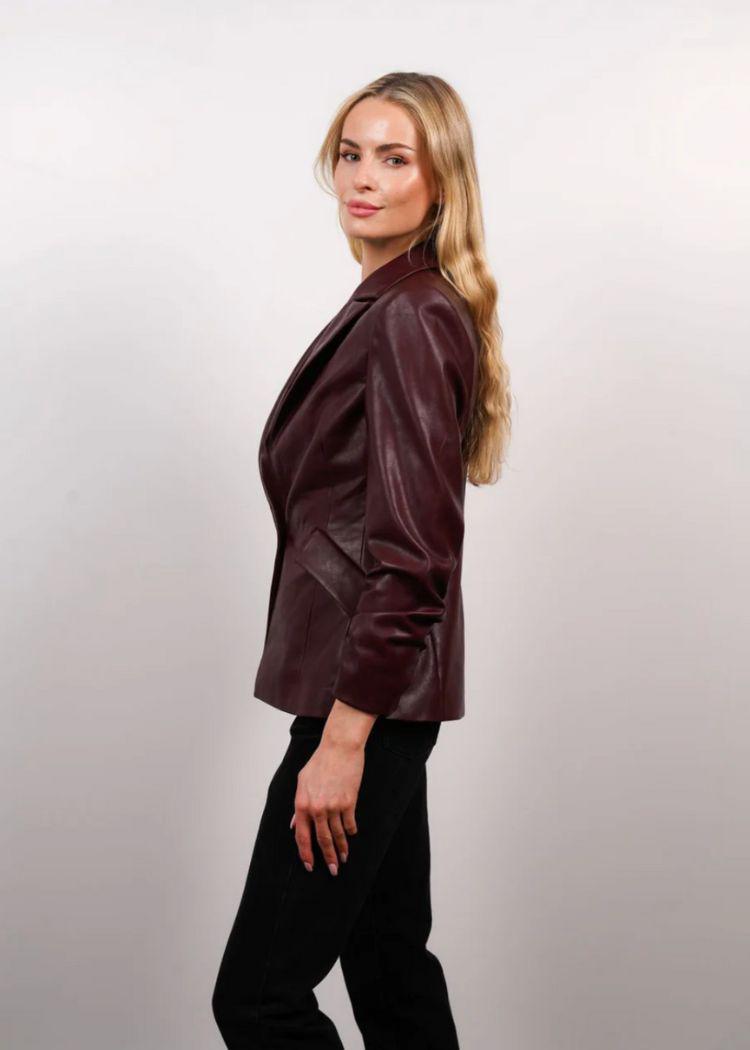 Wednesday Vegan Scrunch Blazer ***FINAL SALE***-Hand In Pocket