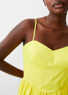 French Connection Florida Strappy Midi Dress- Blazing Yellow ***FINAL SALE***-Hand In Pocket