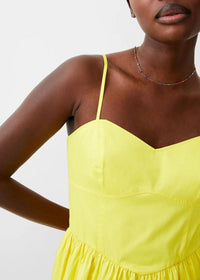 French Connection Florida Strappy Midi Dress- Blazing Yellow ***FINAL SALE***-Hand In Pocket