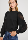 Rails Melody Sweater- Black-Hand In Pocket