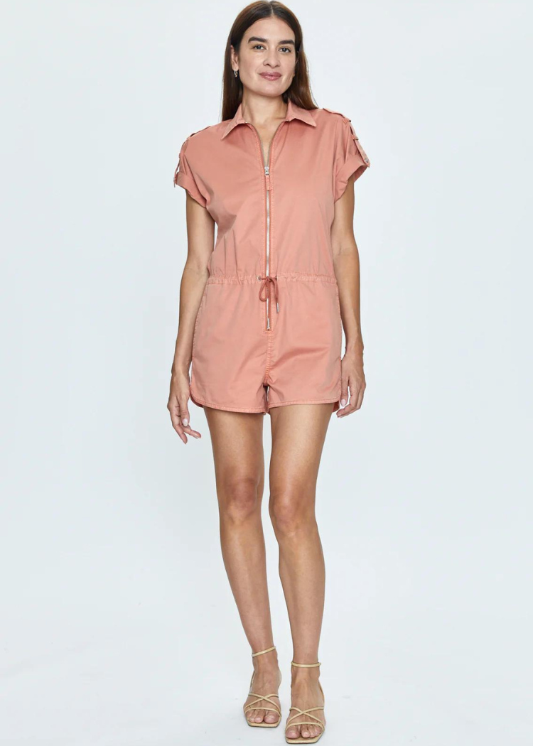 Pistola Meg Romper - Turmeric-Hand In Pocket