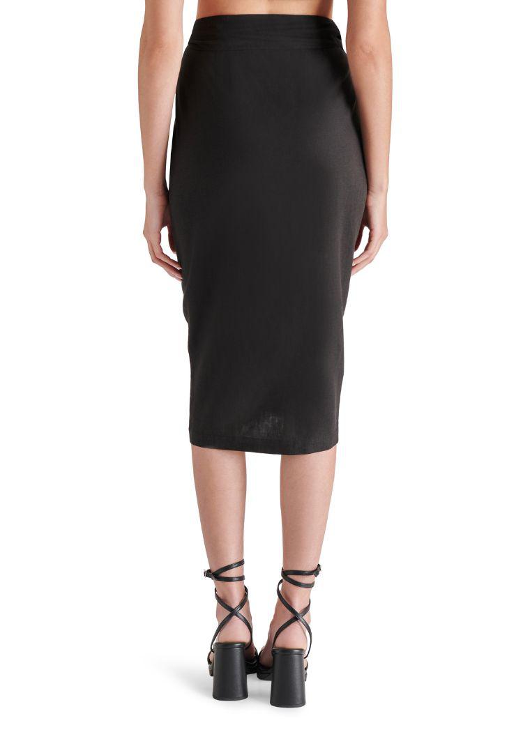 Steve Madden Isadora Skirt- Black-Hand In Pocket