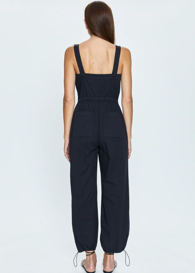 Pistola Viva Jumpsuit - Noir-Hand In Pocket