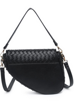 Scout Woven Crossbody- Black-Hand In Pocket