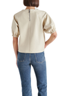 Steve Madden Reilly Top- Bone-Hand In Pocket