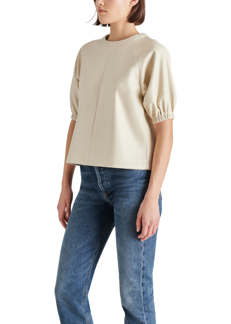 Steve Madden Reilly Top- Bone-Hand In Pocket