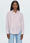 Pistola Samantha Top- Ruby Stripe-Hand In Pocket