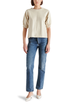 Steve Madden Reilly Top- Bone-Hand In Pocket