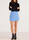 MINKPINK Lucy Tweed Mini Skirt- Light blue-Hand In Pocket