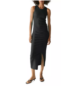 Michael Stars Tala Midi Dress - Black-Hand In Pocket