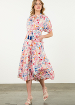 THML Sally Seashell Tiered Dress ***FINAL SALE***-Hand In Pocket