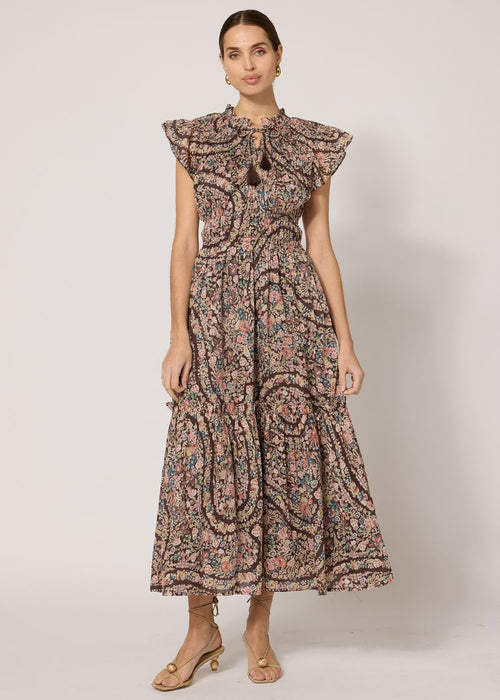 Cleobella Indira Ankle Dress - Divina Print-Hand In Pocket