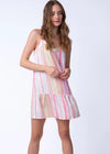 PJ Salvage Staycation Stripe Dress - Peach ***FINAL SALE***-Hand In Pocket