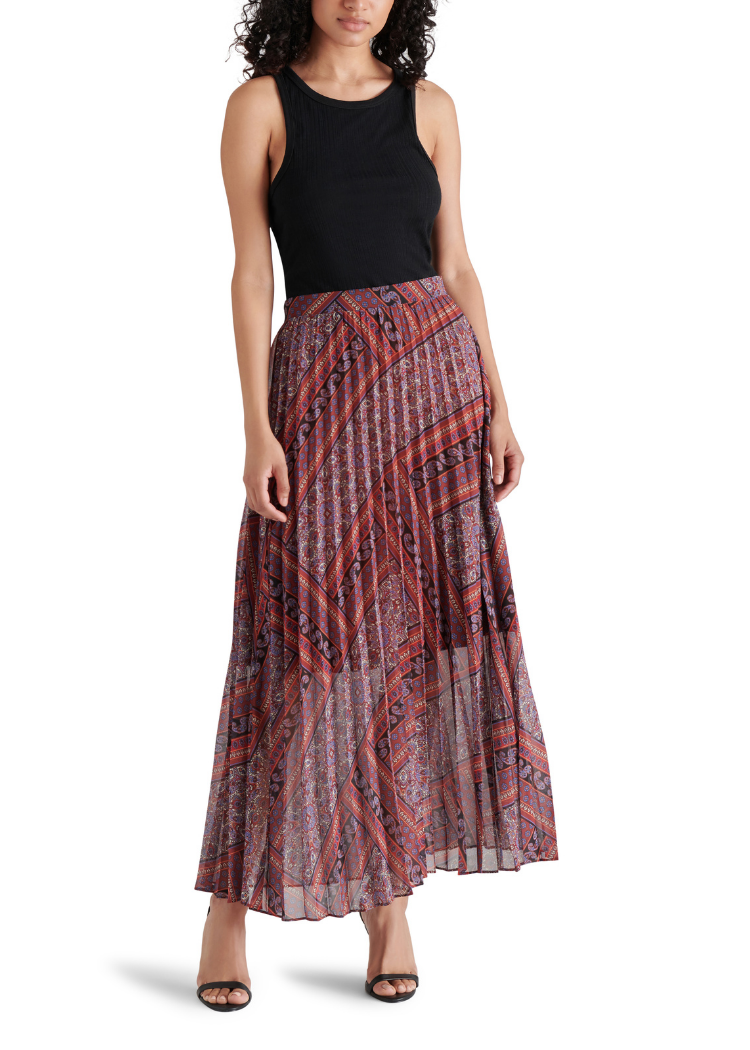 Steve Madden Coppola Skirt- Multi ***FINAL SALE***-Hand In Pocket