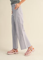 Drew Straight Wide Leg Denim- Perwinkle ***FINAL SALE***-Hand In Pocket