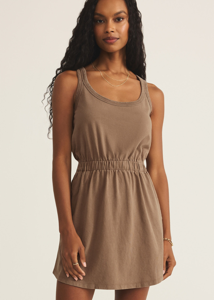 Z Supply Keegan Mini Dress-Hand In Pocket