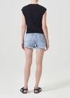 Agolde Parker Distressed Denim Shorts-Swapmeet ***FINAL SALE***-Hand In Pocket