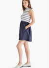 Steve Madden Lyon Dress- Navy Stripe-Hand In Pocket