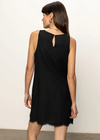 Sanctuary Embroidered Blooms Dress- Black-Hand In Pocket