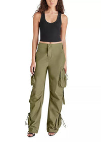 Steve Madden Kylo Pant - Warm Stone-Hand In Pocket