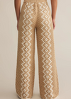 Z Supply Loma Crochet Pant- Natural-Hand In Pocket