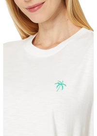 PJ Salvage Ocean Breeze Short Sleeve Tee- Ivory ***FINAL SALE***-Hand In Pocket